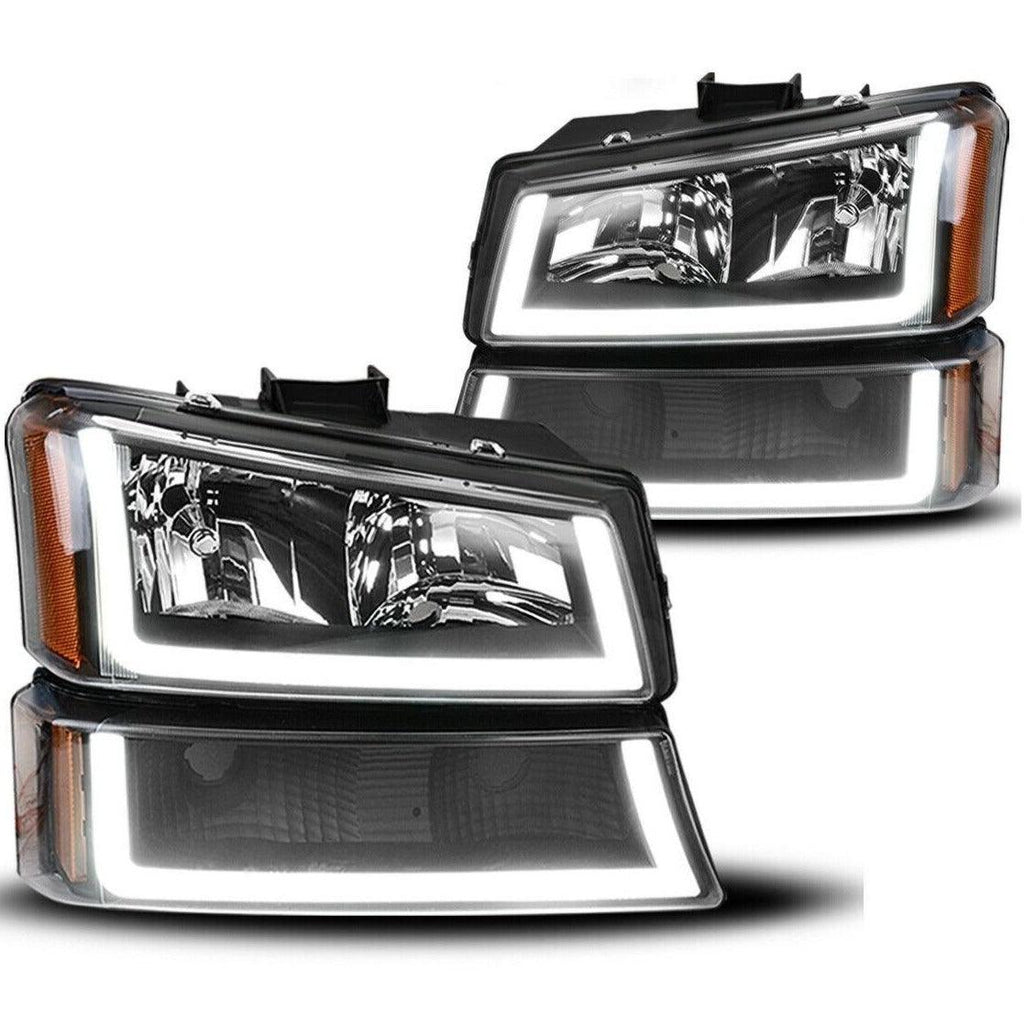 YITAMOTOR® LED DRL 2003-2007 Chevy Silverado Headlights