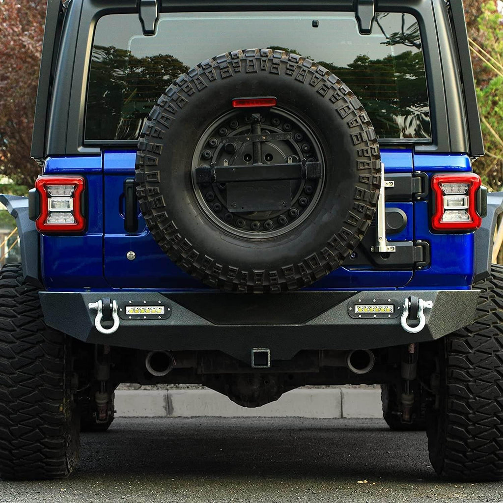 Jeep Wrangler rear bumper display