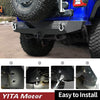 Jeep Wrangler rear bumper installation