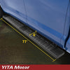 Toyota Tundra running boards size: 6"x77"