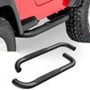 YITAMOTOR® 1987-2006 Jeep Wrangler TJ YJ 3" Running Boards Nerf Bars Side Steps, Black Powder Coating Finish - YITAMotor