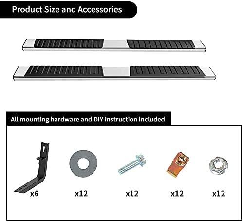 YITAMOTOR® 2015-2022 Chevy Colorado/GMC Canyon Running Boards for Crew Cab 6" Side Steps Bars - YITAMotor