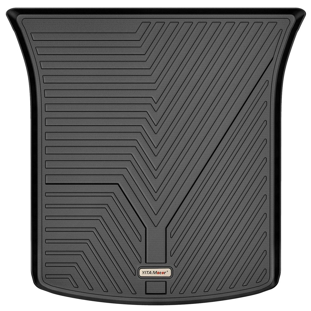 YITAMOTOR® Cargo Mat for 2020-2024 Tesla Model Y, Cargo Liner Custom-Fit Black TPE Trunk Liner All Weather Protection