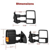 Ford Towing Mirrors Dimension