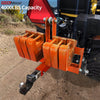 Orange 3 Point Hitch Receiver for Category 1