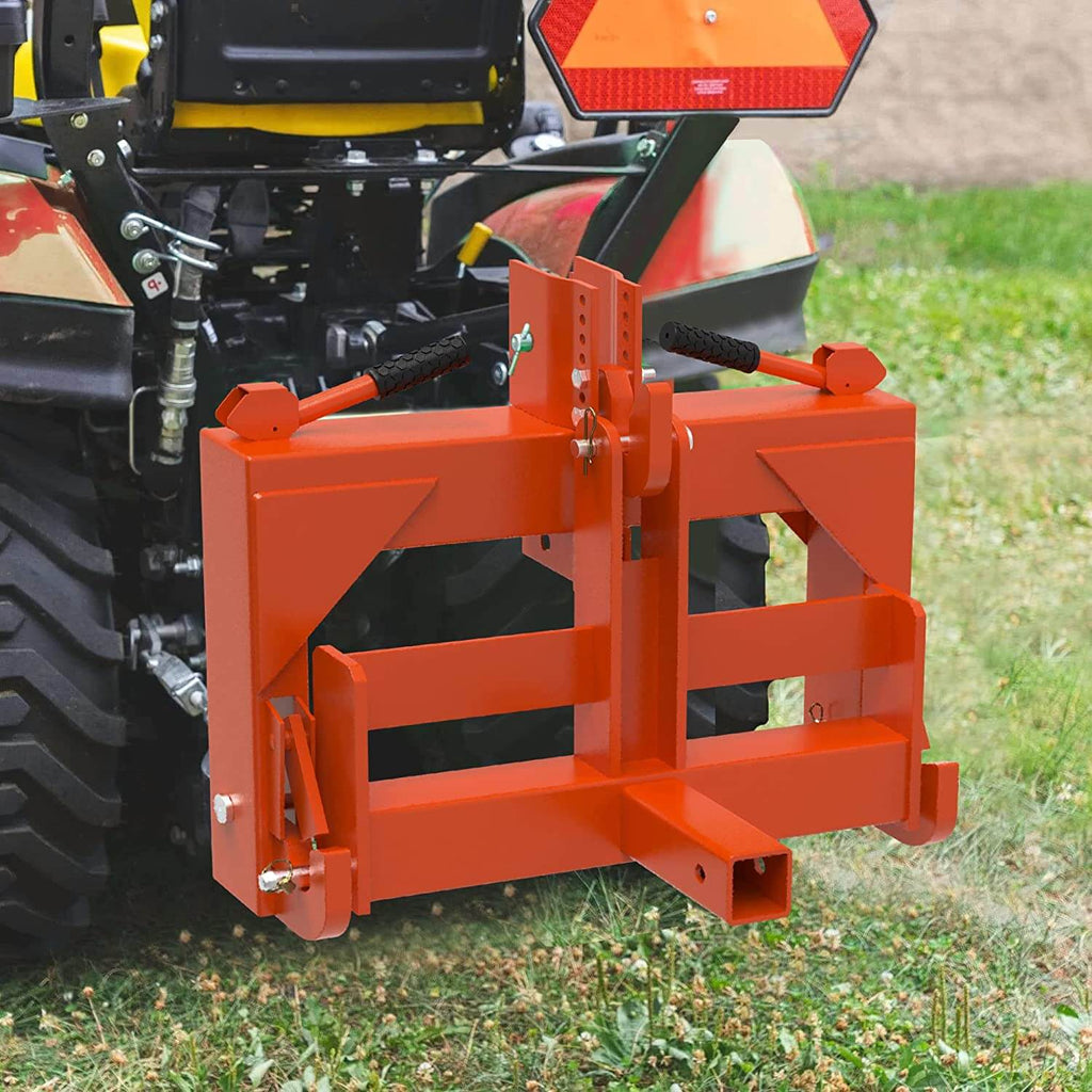 Orange 3 Point Hitch Receiver for Category 1