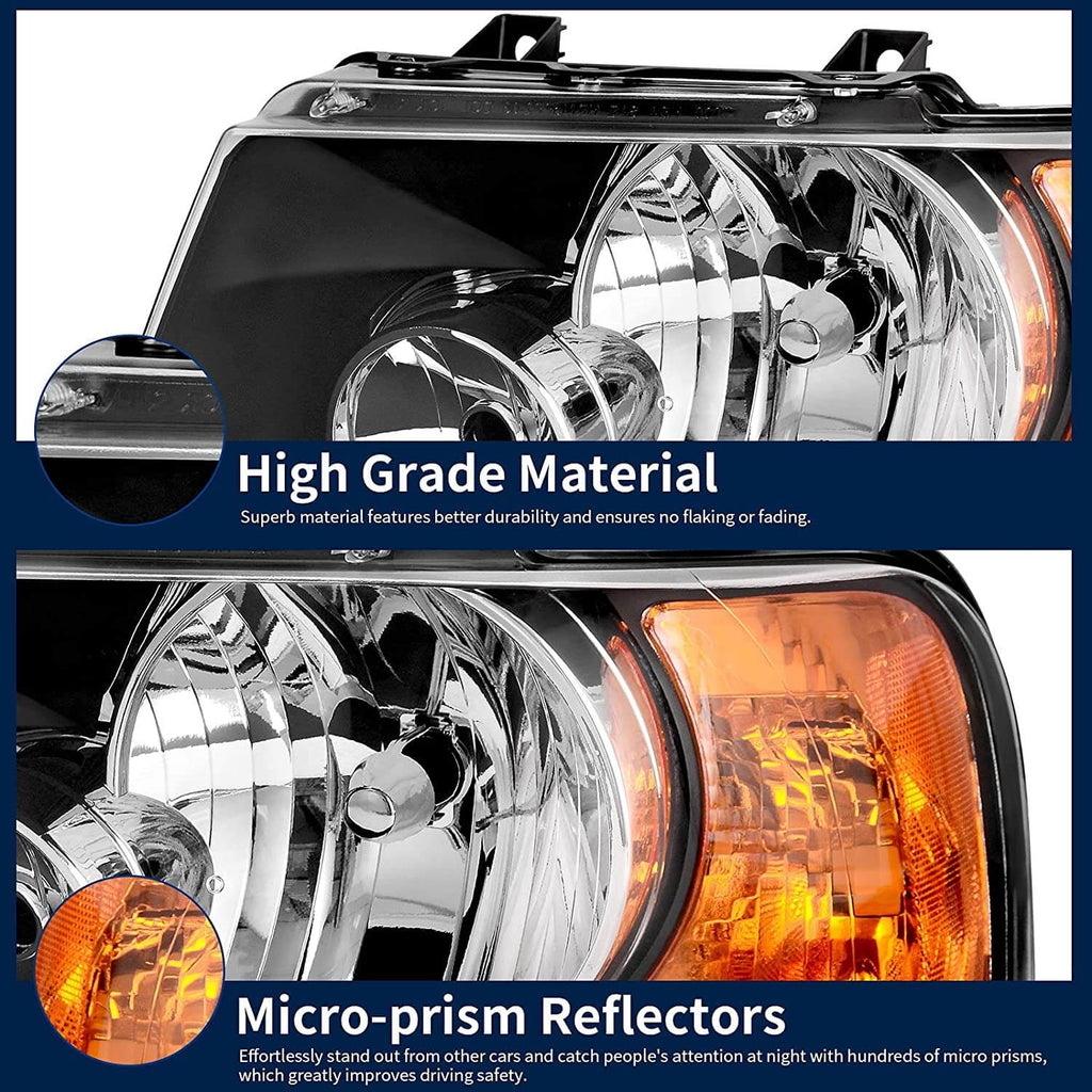 Pair 2003-2006 Ford Expedition Headlight