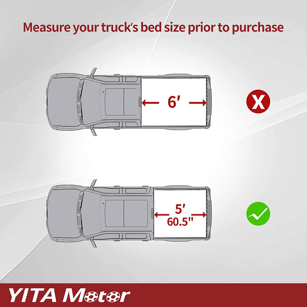 Soft Roll Up 2019-2023 Ford Ranger 5 ft Bed tonneau cover