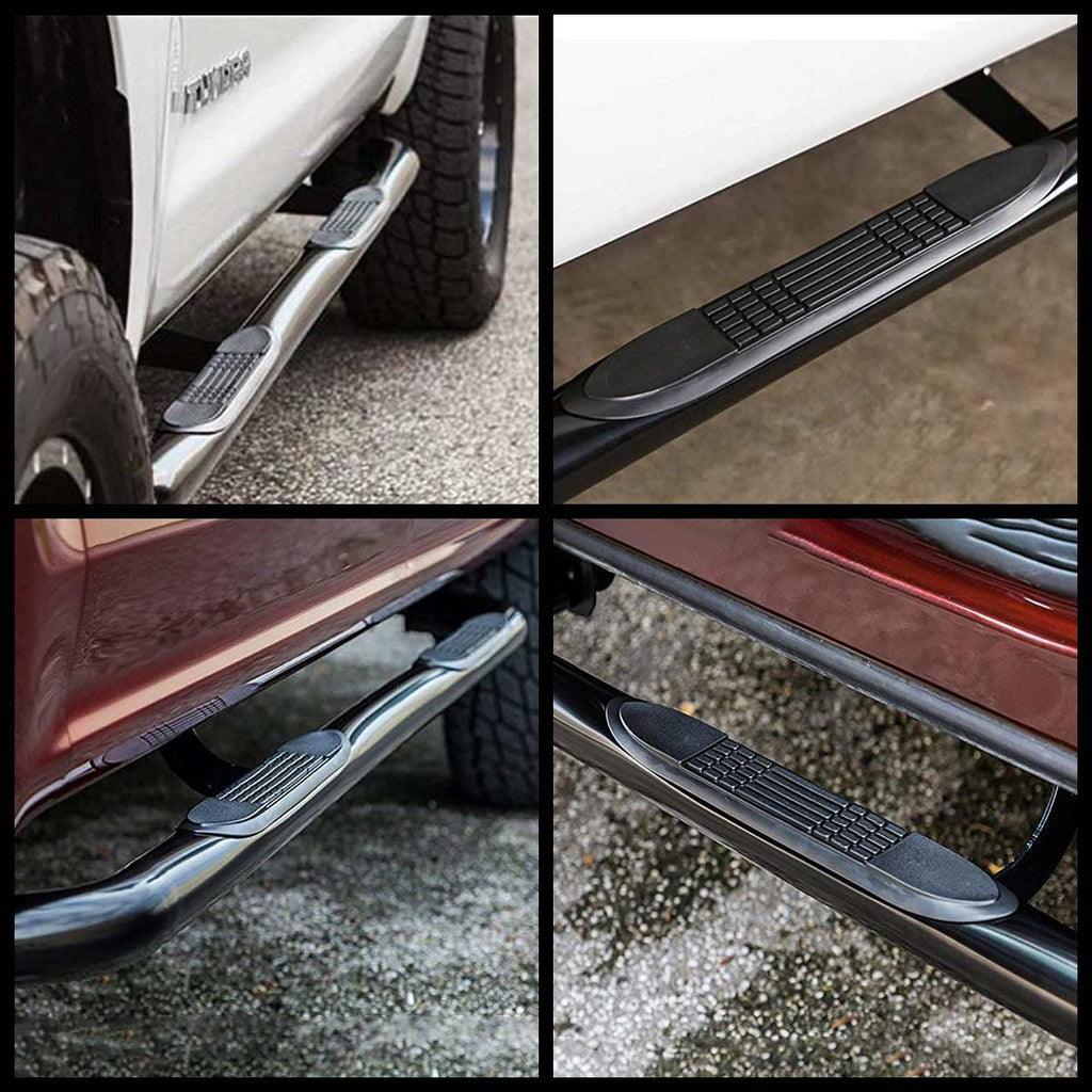 YITAMOTOR® 1999-2018 Chevy Silverado GMC Sierra Extended Cab 3'' Running Boards Side Step Nerf Bars - YITAMotor