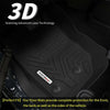 Floor Mats Floor Liners For Jeep Wrangler JK Unlimited 2014-2018, 1st & 2nd Row All Weather Protection - YITAMotor