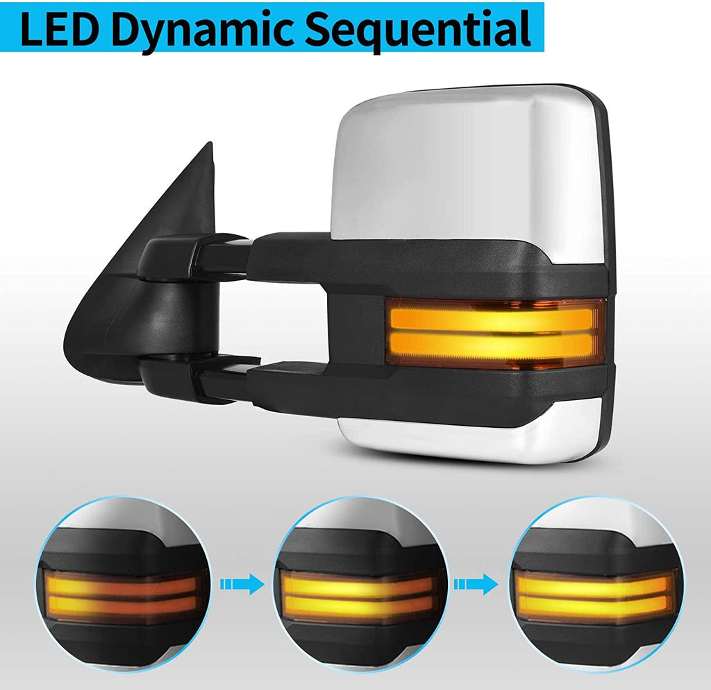 2003-2007 Chevy Silverado Tahoe Suburban GMC Sierra Yukon LED dynamic sequential 