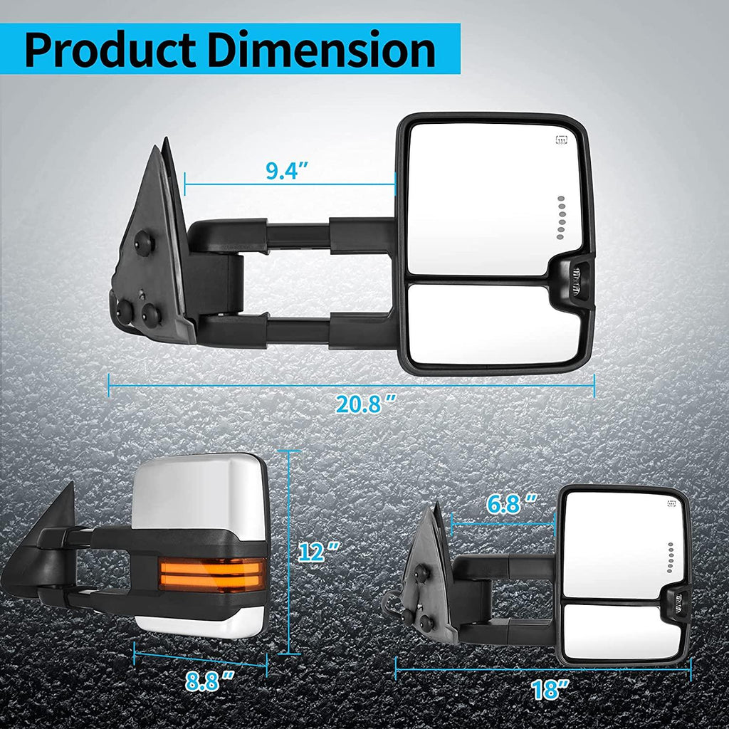 2003-2007 Chevy Silverado Tahoe Suburban GMC Sierra Yukon dimension